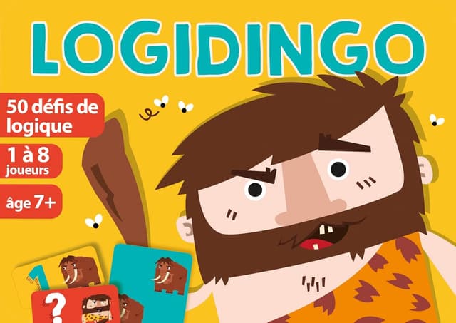 Detalle de Aritma LOGIDINGO : 50 défis de logique – jeu de société éducatif dès 7 ans