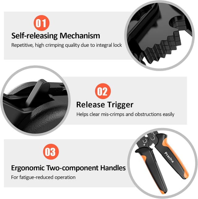 Thumbnail 4 de Pince à sertir Preciva pour connecteurs JST-XH (0,08–1 mm²) + 1350 pcs