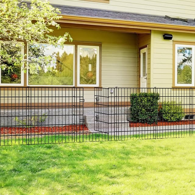 Thumbnail 4 de Thealyn Garden Fence 81cm H 71cm W — 9 panels + gate