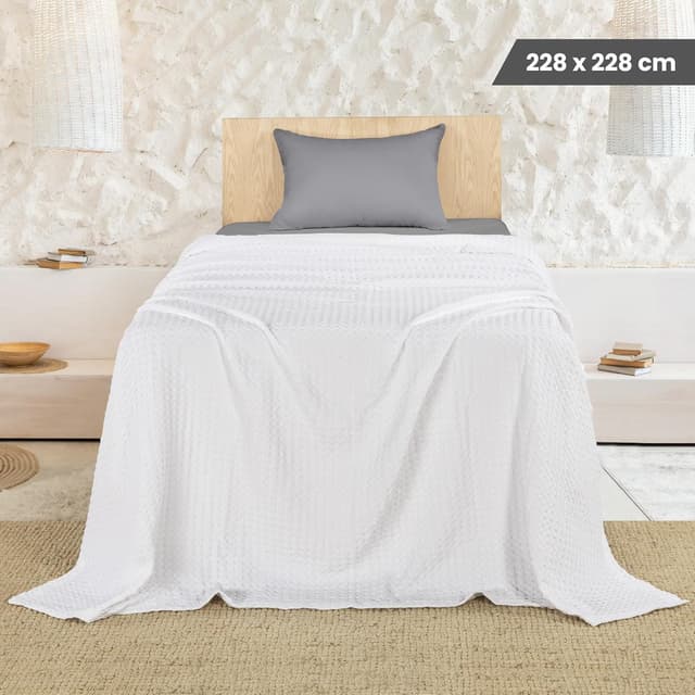 Thumbnail 2 de Utopia Bedding Couverture 300 GSM 228 x 228 cm
