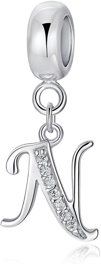 Detalle de LMLMECREA Initiale Charm N aus 925 Silber