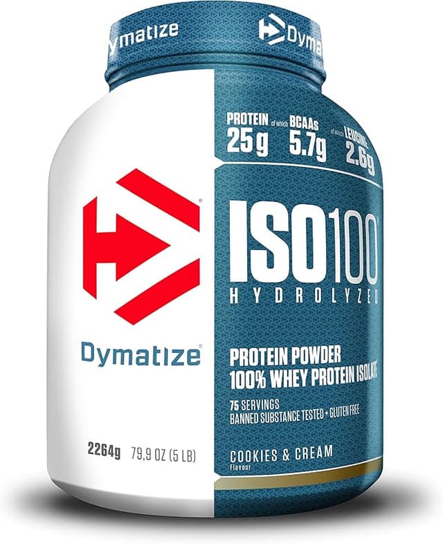 Detalle de Dymatize ISO 100 Hydrolyzed Cookies & Cream 🍪 2264g