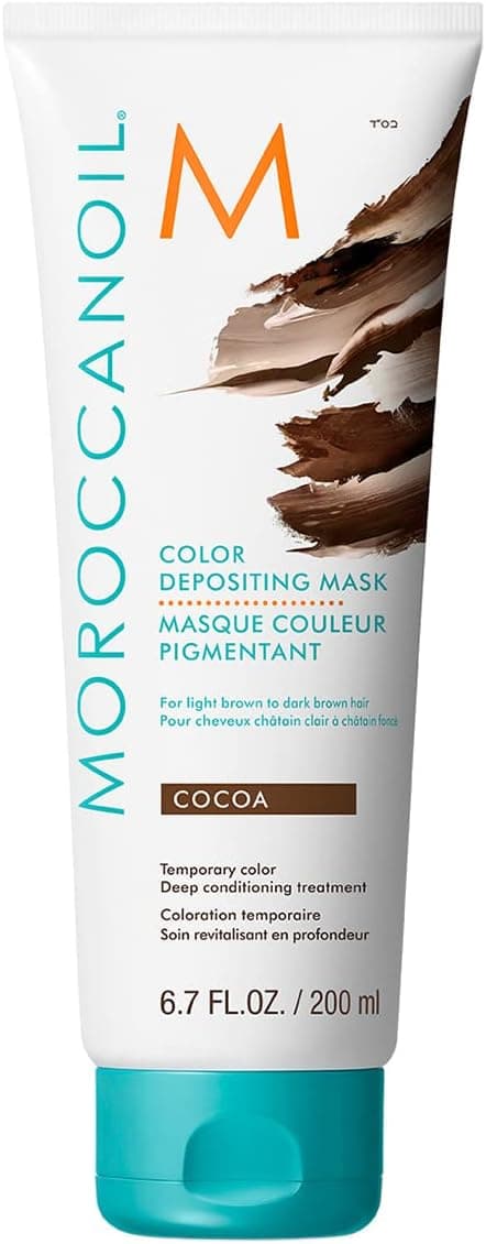 Detalle de Moroccanoil Color Depositing Mask: maschera a colorazione temporanea e nutriente per ravvivare i capelli