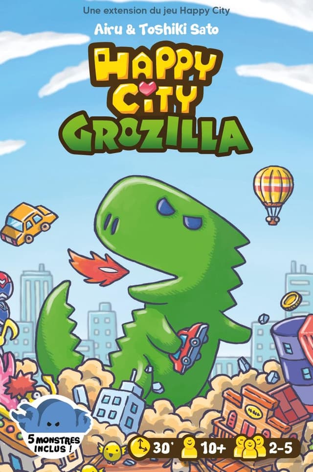 Thumbnail 1 de ASMODEE Happy City Grozilla espansione 2-5 🎲