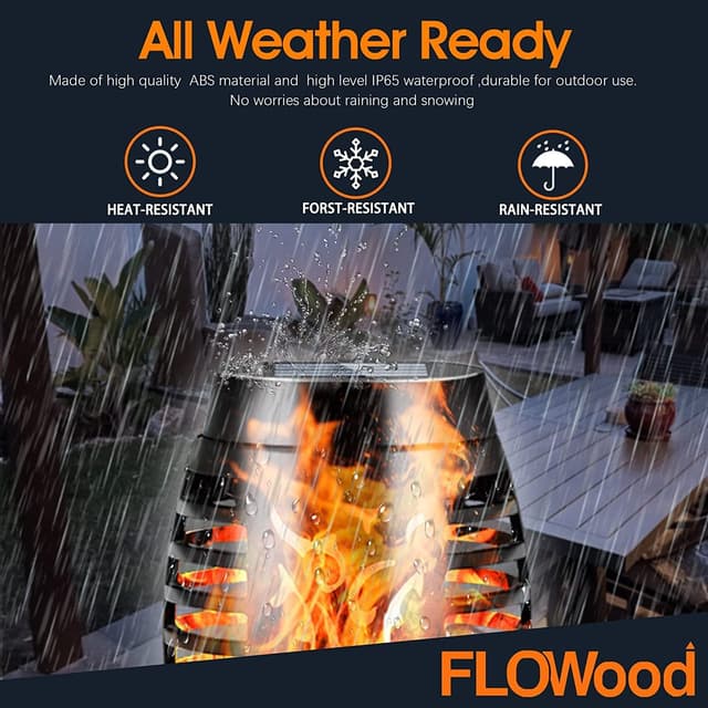 Thumbnail 5 de FLOWood Solarleuchten Außen 6er Set Flame