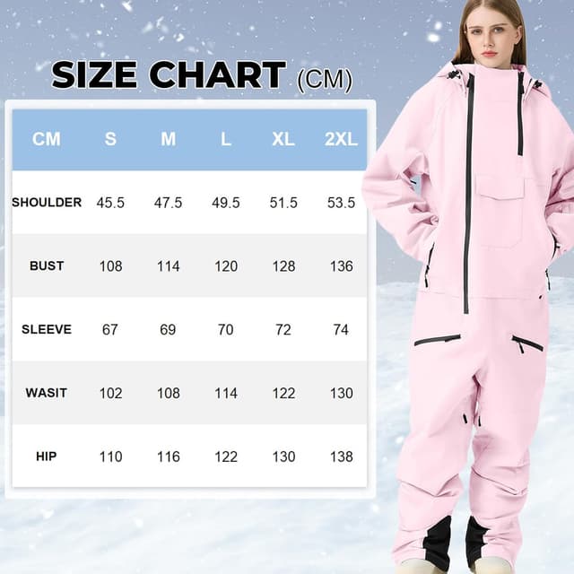 Thumbnail 5 de HOUZONIY Einteiler Skioverall Damen