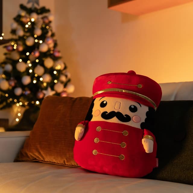 Detalle de Legami Cuscino Super Soft! Nutcracker, 27x43 cm