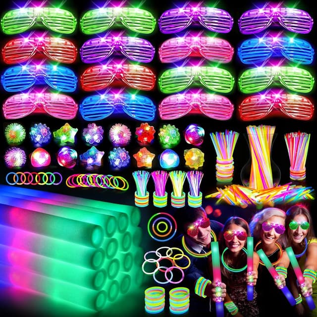 Imagen de OLUPP Neon Party Supplies 150‑Piece Set en OfertitasTOP
