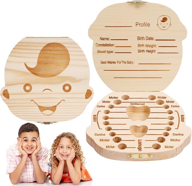 Imagen de Aolso Boîte à Dents De Lait En Bois en OfertitasTOP