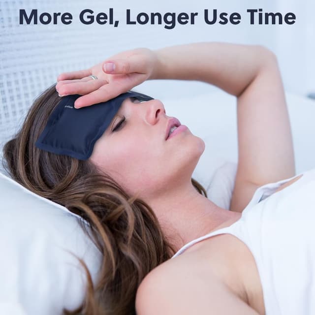 Detalle 2 de AOOWU poche de glace réutilisable 3 pièces (froid et chaud) pour blessures et douleurs
