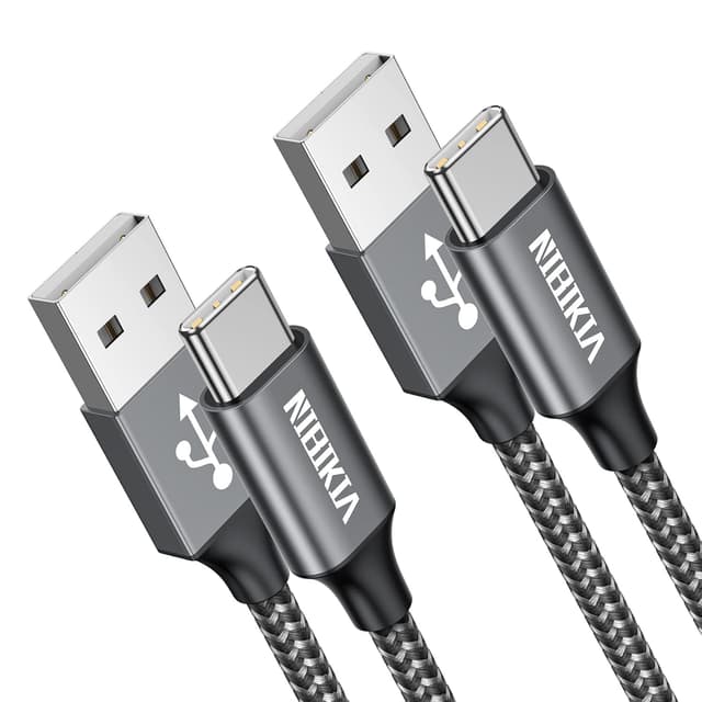 Detalle de USB C Kabel 2er-Pack 1 m+1 m Schnellladekabel