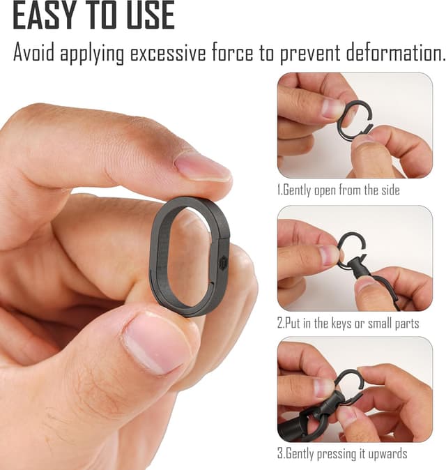 Thumbnail 1 de Titan EDC Karabiner Schlüsselanhänger