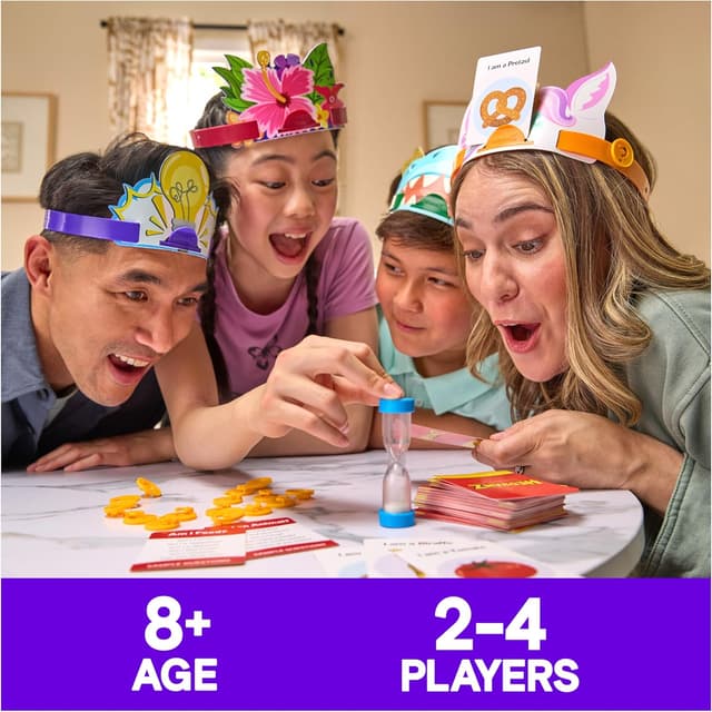 Thumbnail 1 de Spin Master Hedbanz 3rd Edition 2025 69 cards
