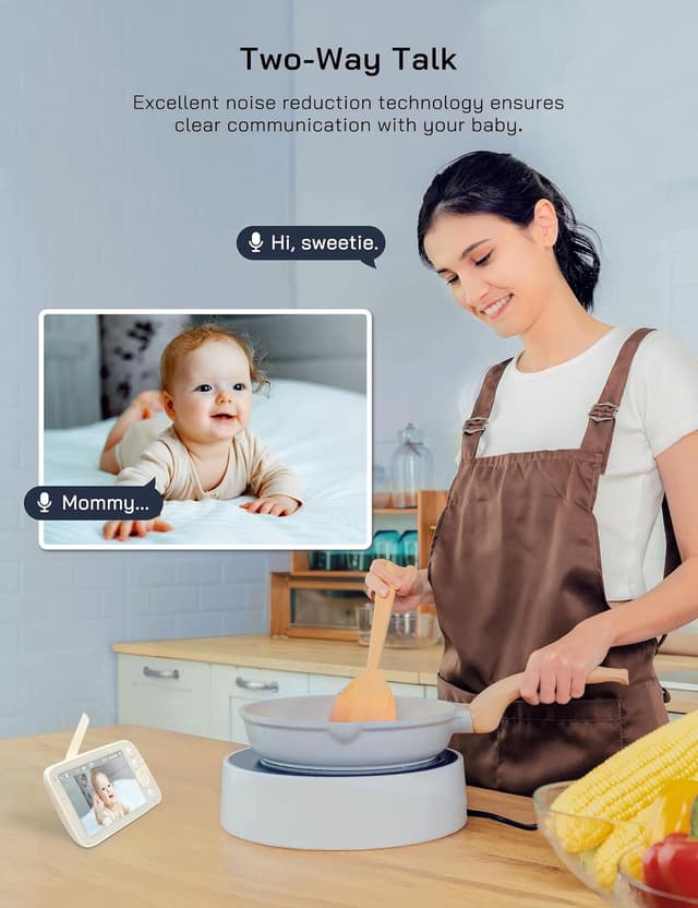 Thumbnail 6 de WOLFANG WB03 5.0" Baby Monitor