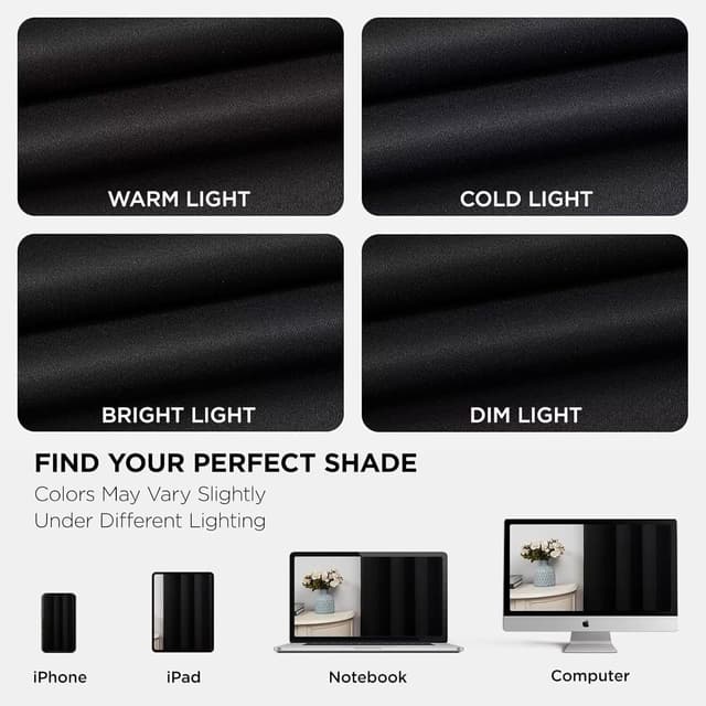 Thumbnail 6 de Joydeco 96-inch Blackout Curtains — 2 Panels 🪟