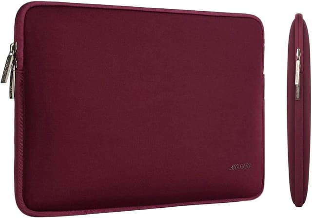 Thumbnail 6 de MOSISO Laptop Hülle 15 Zoll Weinrot
