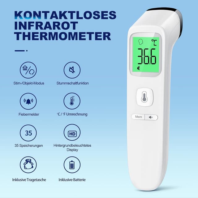 Detalle 2 de Viproud Kontaktloses Stirnthermometer