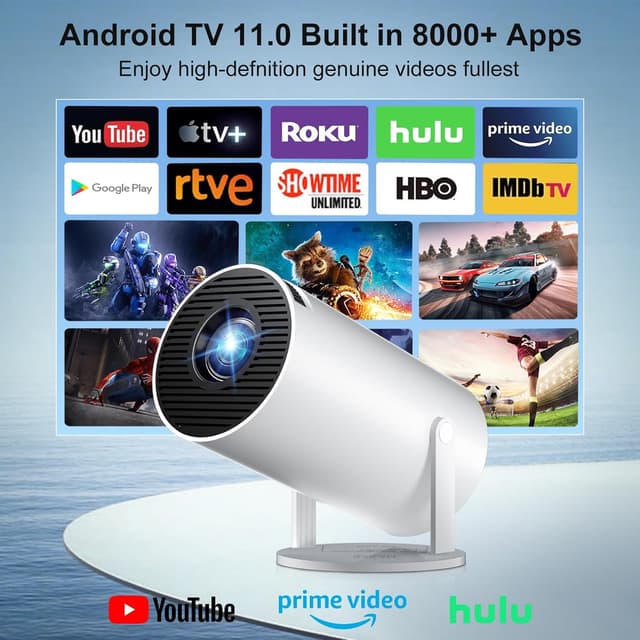 Thumbnail 4 de HY300Pro Mini Projector 12,000 lumens 4K