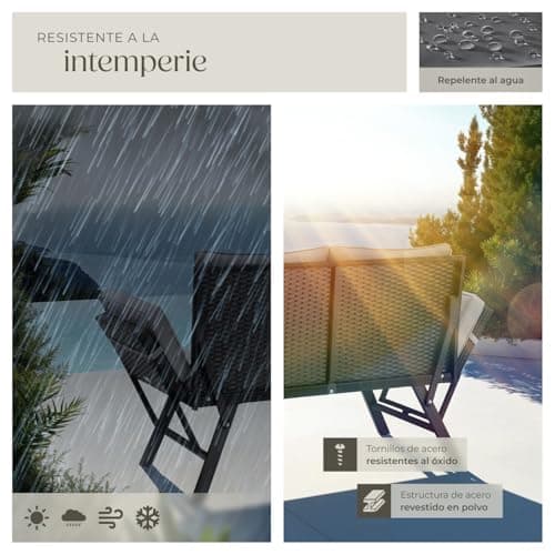 Thumbnail 6 de TecTake® Sofá 2 en 1 para terraza y jardín