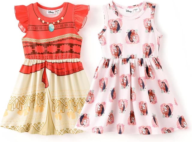 Detalle de Disney Princess Toddler Dress 2-Pack, 2-13