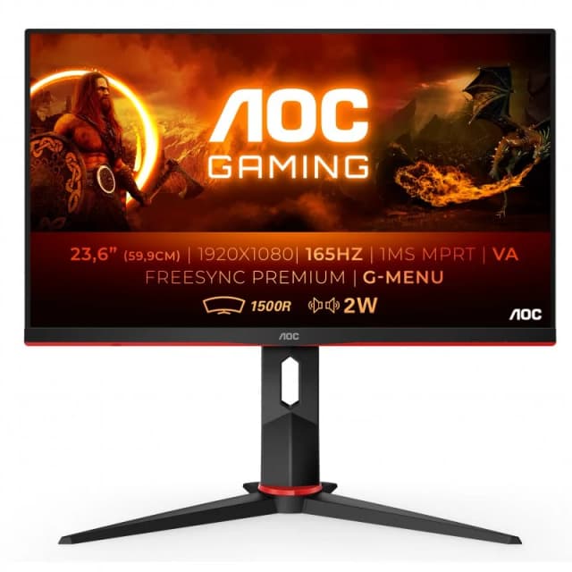 Imagen de AOC C24G2AE 23.6" 165 Hz Curvo 📺 en OfertitasTOP