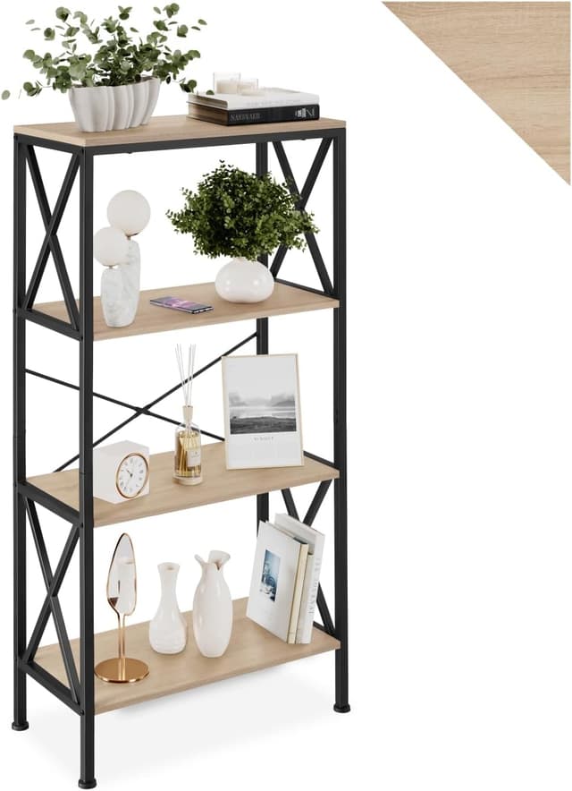 Detalle de tectake® Estanteria Metalica 4 estantes 61,5 cm