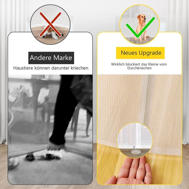 Detalle 2 de Treppenschutzgitter ausziehbar 300 cm, weiß