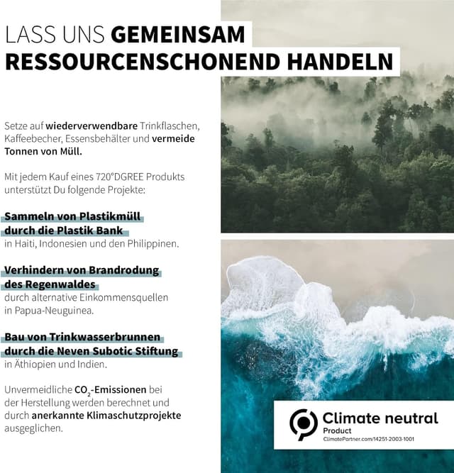 Detalle 1 de 720°DGREE Fitness uberBottle Jug 2300 ml avec poignée – gourde XXL softTouch, anti-fuite, sans BPA