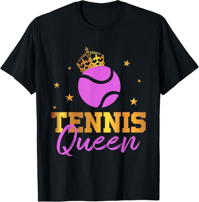 Detalle de Tennis Queen tennista atleta donna, maglietta