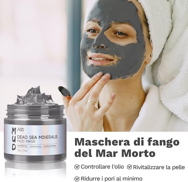 Detalle de ANAiRUi Maschera Viso Curcuma 210 g