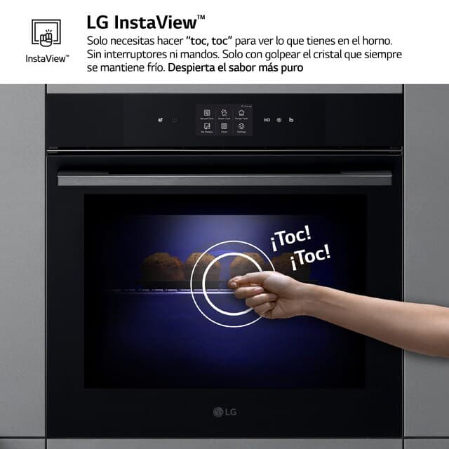 Detalle 2 de Horno LG Instaview multifunción con vapor y freidora 🍽