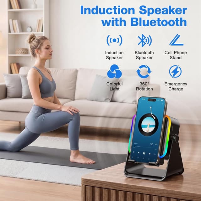 Detalle 2 de TARKARI Wireless Induction Speaker 5-in-1