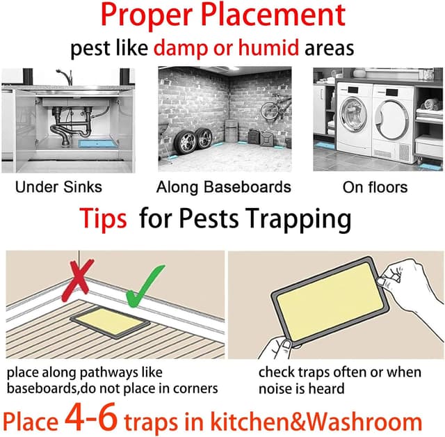 Detalle de Ulixii Sticky Pest Trap for Multiple Insects (10-pack) for indoor and outdoor use