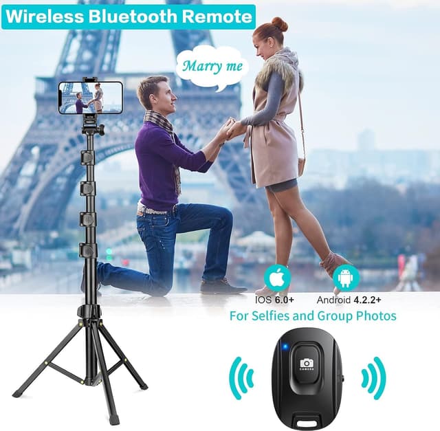 Detalle 2 de YOTOC version 1.7m Phone Tripod Stand