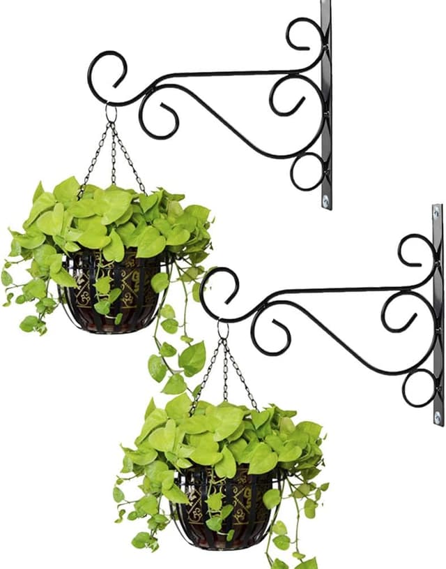 Imagen de NUPTIO 2 Stück Hängende Korbhalterungen Außen 25 cm en OfertitasTOP