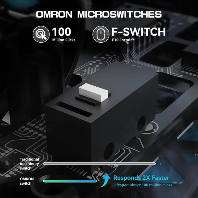 Detalle 1 de ATTACK SHARK R5 Gaming-Maus 39 g