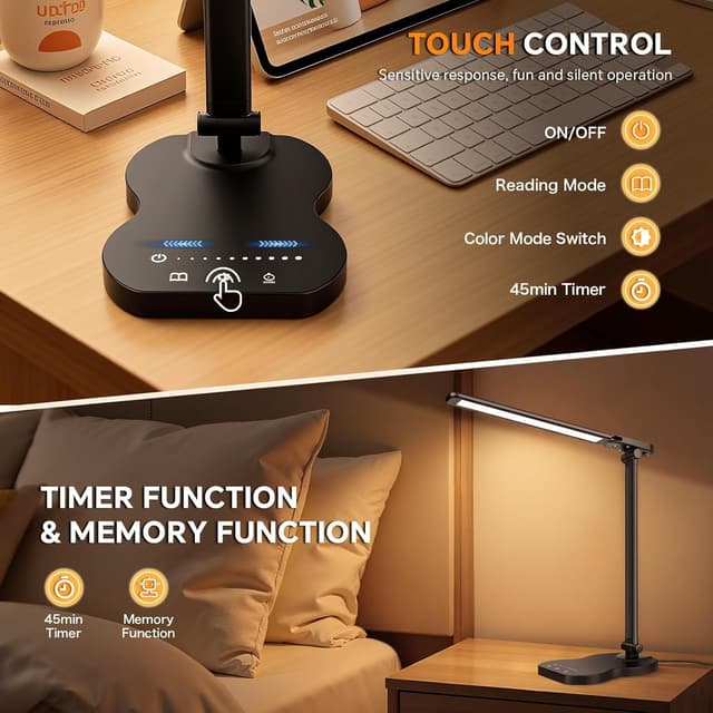 Thumbnail 3 de Caldarax Lampe de bureau 5 modes