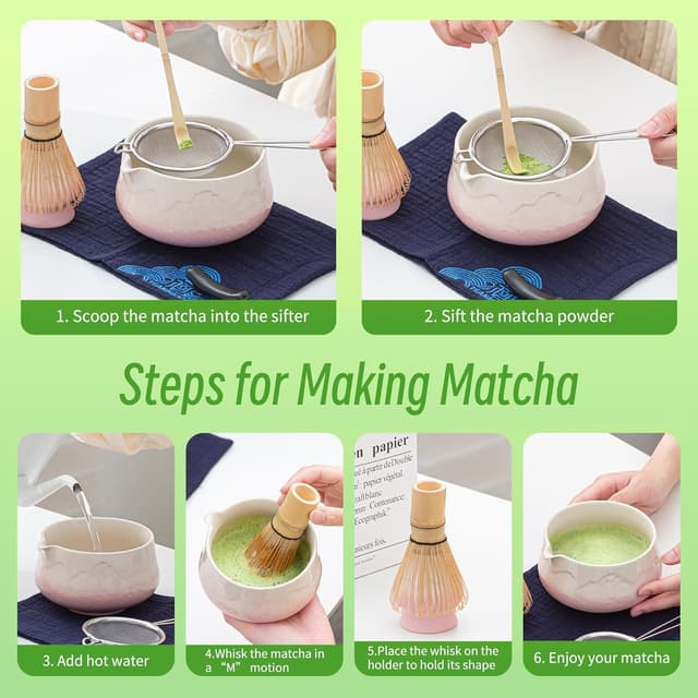 Thumbnail 4 de TEANAGOO 7 Pcs Matcha Whisk Set 560ml 🍵