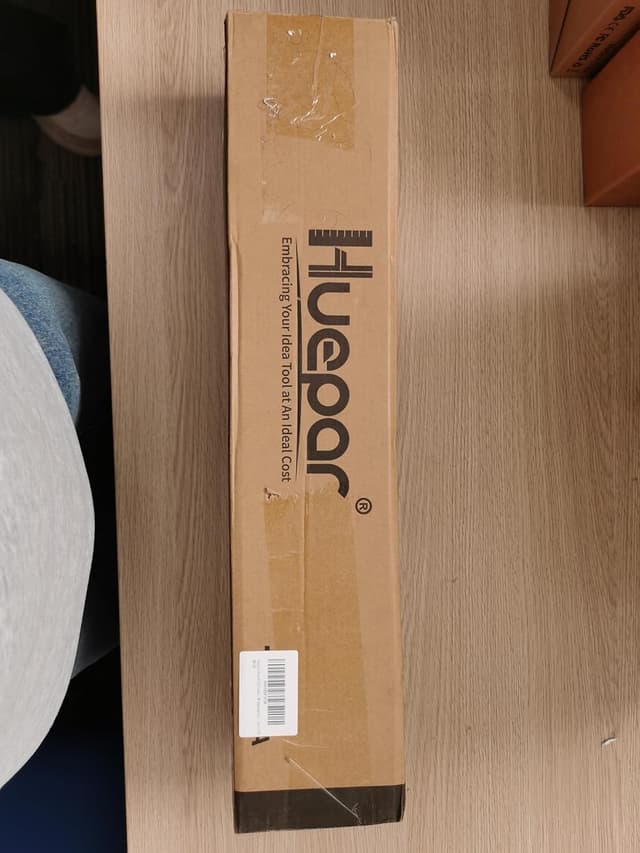 Detalle 2 de Trépied Huepar 172 cm pour niveau laser avec tête panoramique 3 directions