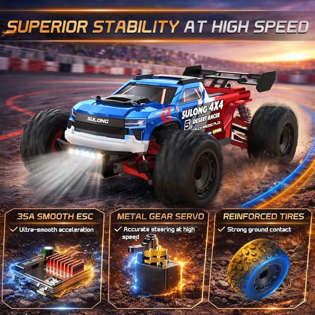 Detalle de Scientoy 1/16 RC Car 45 KPH 4WD Offroad