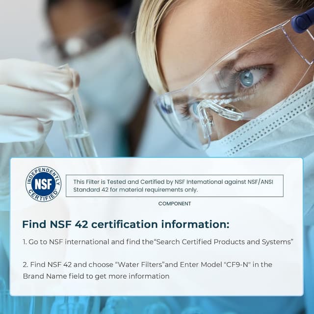 Thumbnail 4 de Crystala Filters XWFE Compatible Refrigerator Filter