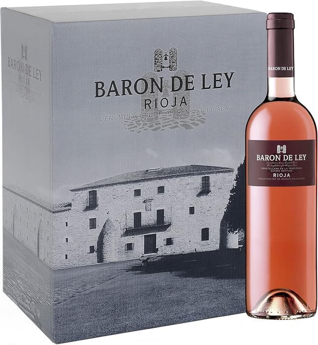 Detalle 2 de Baron De Ley Rosado 🍷 - Vino Fresco y Afrutado, 6 Botellas