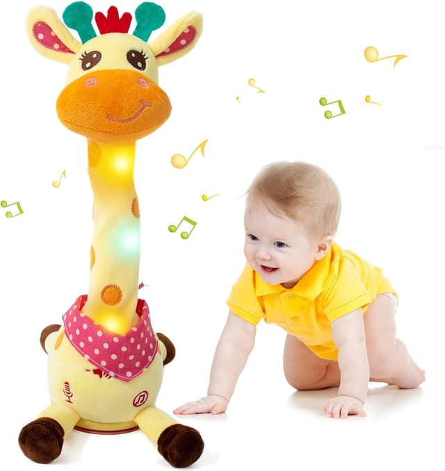 Detalle de Edencomer Singing Dancing Giraffe Toy 12.6 inch