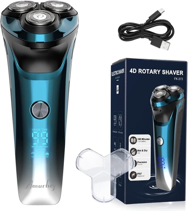 Detalle de Amurhey FK-373 Afeitadora eléctrica 360°