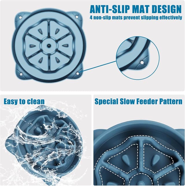 Detalle de Slow Feeder dog bowl 27cm puzzle