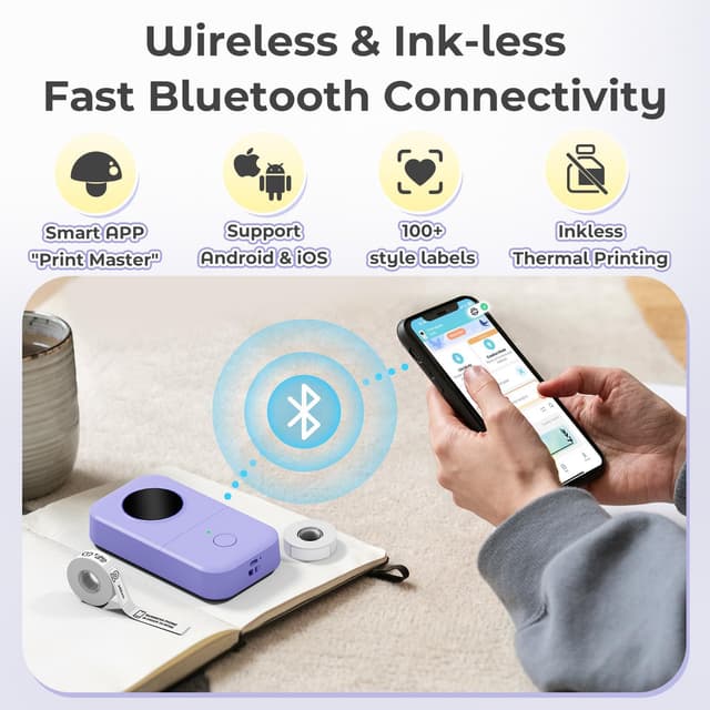 Thumbnail 2 de Phomemo D30 etichettatrice Bluetooth 1 rotolo