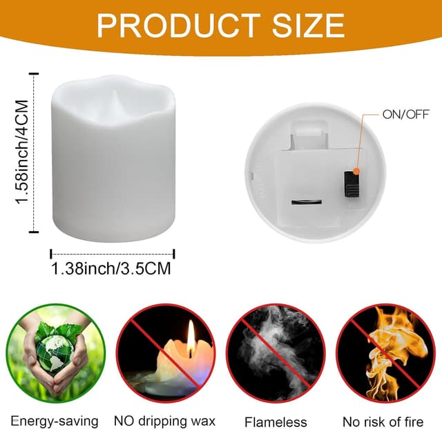 Thumbnail 5 de CNMTCCO LED Candle Lights 24pcs