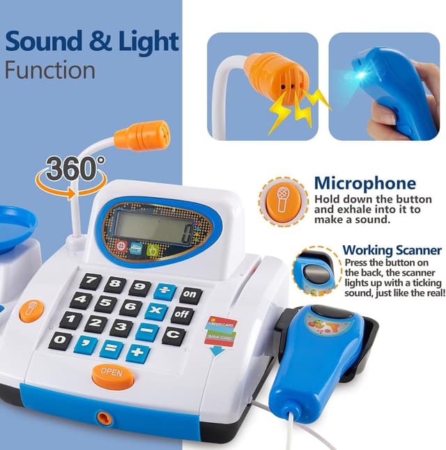 Thumbnail 3 de HERSITY Childs Till Cash Register