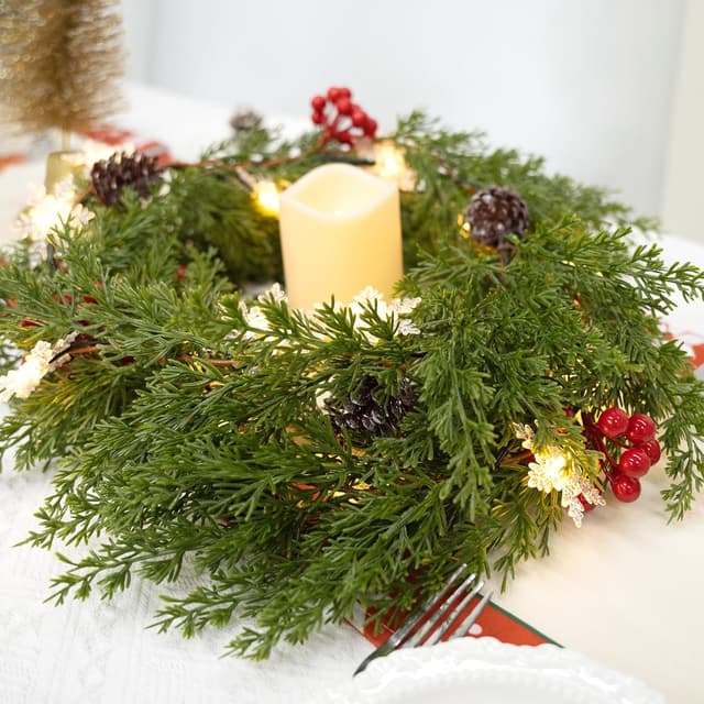 Thumbnail 5 de JDKPK 6FT Cedar Garland Decor with Lights 🎄