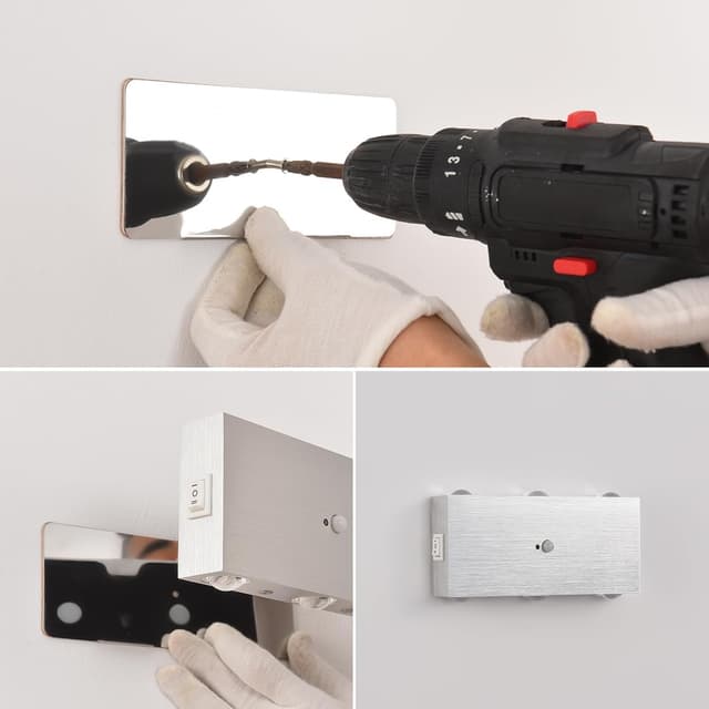 Thumbnail 6 de VOMI Lampara Pared Sin Cable con Sensor de Movimiento